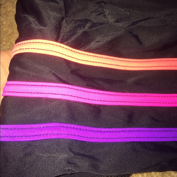 Neon and black swim top - Picture 2 of 3
